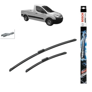 Set stergatoare auto CITROEN BERLINGO Platform/Chassis (B9) din 2008-2021, Bosch Aerotwin, din cauciuc siliconat rezistent