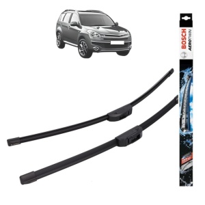 Set stergatoare auto CITROEN C-CROSSER ENTERPRISE (VU_, VV_) din 2009, Bosch Aerotwin Retrofit, din cauciuc siliconat rezistent