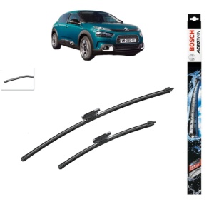 Set stergatoare auto CITROEN C4 CACTUS Van (0B_, 0P_) din 2019, Bosch Aerotwin, din cauciuc siliconat rezistent