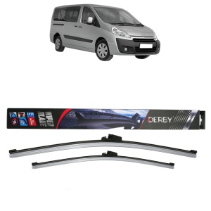 Set stergatoare auto CITROEN JUMPY II (VF7) din 2007-2016, Derby, din cauciuc siliconat rezistent - Img 1