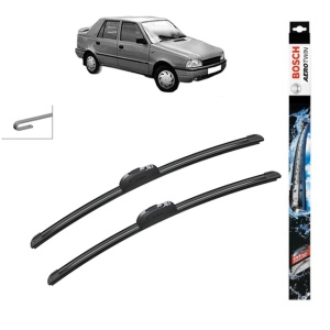 Set stergatoare auto DACIA SUPERNOVA din 2000-2003, Bosch Aerotwin Retrofit, din cauciuc siliconat rezistent
