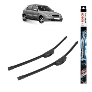 Set stergatoare auto DAEWOO LANOS (KLAT) din 1997, Bosch Aerotwin Retrofit, din cauciuc siliconat rezistent