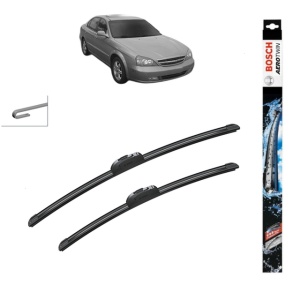 Set stergatoare auto DAEWOO MAGNUS din 2003-2004, Bosch Aerotwin Retrofit, din cauciuc siliconat rezistent