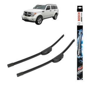 Set stergatoare auto DODGE NITRO din 2006-2012, Bosch Aerotwin Retrofit, din cauciuc siliconat rezistent