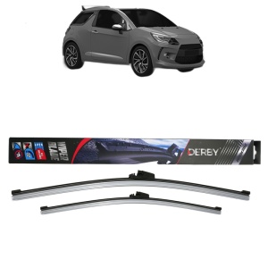 Set stergatoare auto DS DS 3 Convertible (SB_) din 2015-2019, Derby, din cauciuc siliconat rezistent