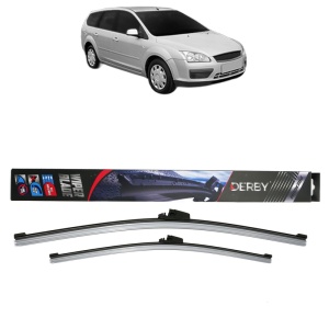 Set stergatoare auto FORD FOCUS II Estate Van din 2004-2011, Derby, din cauciuc siliconat rezistent