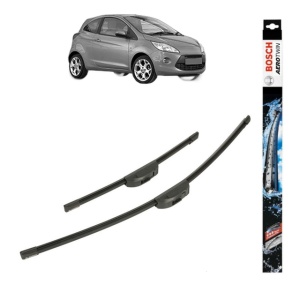 Set stergatoare auto FORD KA (RU8) din 2008-2016, Bosch Aerotwin Retrofit, din cauciuc siliconat rezistent