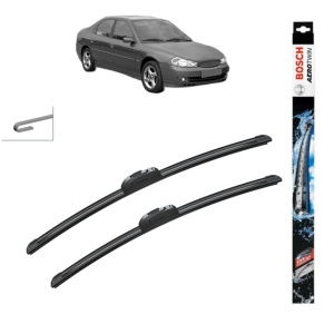 Set stergatoare auto FORD MONDEO II (BAP) din 1996-2000, Bosch Aerotwin Retrofit, din cauciuc siliconat rezistent