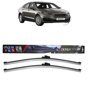 Set stergatoare auto FORD MONDEO V Saloon (CD) din 2012-2019, Derby, din cauciuc siliconat rezistent - Img 1