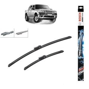 Set stergatoare auto FORD RANGER (TKE) din 2011-2021, Bosch Aerotwin, din cauciuc siliconat rezistent