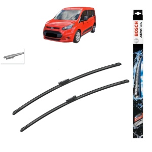 Set stergatoare auto FORD TOURNEO CONNECT / GRAND TOURNEO CONNECT V408 MPV din 2013-2022, Bosch Aerotwin, din cauciuc siliconat rezistent