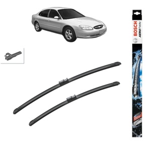 Set stergatoare auto FORD USA TAURUS Saloon din 1999-2005, Bosch Aerotwin, din cauciuc siliconat rezistent