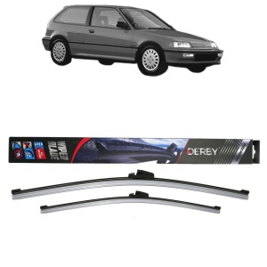 Set stergatoare auto HONDA CIVIC IV Hatchback (EC, ED, EE, EF) din 1987-1991, Derby, din cauciuc siliconat rezistent