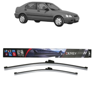 Set stergatoare auto HONDA CIVIC VI Fastback (MA, MB) din 1994-2001, Derby, din cauciuc siliconat rezistent