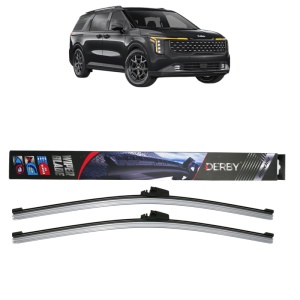 Set stergatoare auto KIA CARNIVAL I (UP, FL) din 1999-2001, Derby, din cauciuc siliconat rezistent - Img 1