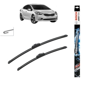 Set stergatoare auto KIA CERATO KOUP III (YD) din 2013, Bosch Aerotwin Retrofit, din cauciuc siliconat rezistent