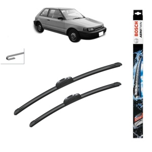 Set stergatoare auto MAZDA 323 C IV (BG) din 1989-1994, Bosch Aerotwin Retrofit, din cauciuc siliconat rezistent