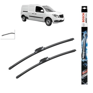 Set stergatoare auto MERCEDES-BENZ CITAN Box Body/MPV (W415) din 2012-2021, Bosch Aerotwin, din cauciuc siliconat rezistent