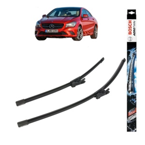 Set stergatoare auto MERCEDES-BENZ CLA Coupe (C117) din 2013-2019, Bosch Aerotwin, din cauciuc siliconat rezistent
