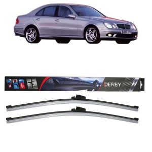 Set stergatoare auto MERCEDES-BENZ E-CLASS (W211) din 2002-2008, Derby, din cauciuc siliconat rezistent