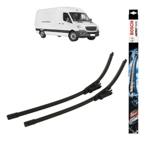 Set stergatoare auto MERCEDES-BENZ SPRINTER 3-t Van (B906) din 2006-2018, Bosch Aerotwin, din cauciuc siliconat rezistent