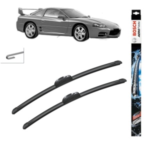 Set stergatoare auto MITSUBISHI 3000 GT Coupe (Z1_A) din 1990-1999, Bosch Aerotwin Retrofit, din cauciuc siliconat rezistent