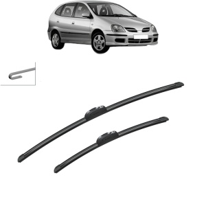 Set stergatoare auto NISSAN ALMERA TINO (V10) din 2000-2006, Bosch Aerotwin Retrofit, din cauciuc siliconat rezistent - Img 7
