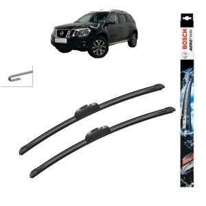 Set stergatoare auto NISSAN TERRANO (D10) din 2014-2015, Bosch Aerotwin Retrofit, din cauciuc siliconat rezistent