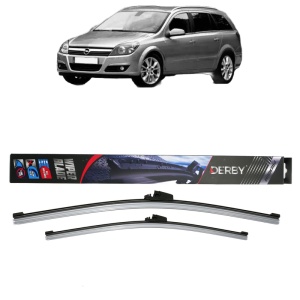 Set stergatoare auto OPEL ASTRA H Estate (A04) din 2004-2014, Derby, din cauciuc siliconat rezistent - Img 1