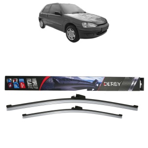Set stergatoare auto PEUGEOT 106 Van II Hatchback Van (1S_) din 1996-2001, Derby, din cauciuc siliconat rezistent