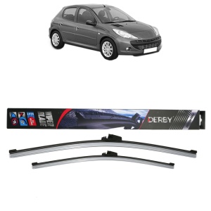 Set stergatoare auto PEUGEOT 206+ (2L_, 2M_) din 2009-2013, Derby, din cauciuc siliconat rezistent