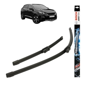 Set stergatoare auto PEUGEOT 3008 II SUV (MC_, MR_, MJ_, M4_) din 2016-2023, Bosch Aerotwin, din cauciuc siliconat rezistent