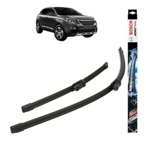 Set stergatoare auto PEUGEOT 3008 Van (MR_, MC_, MJ_) din 2016-2018, Bosch Aerotwin, din cauciuc siliconat rezistent