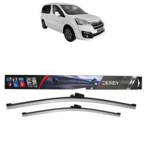 Set stergatoare auto PEUGEOT PARTNER ORIGIN Box Body/MPV (G_) din 2008-2015, Derby, din cauciuc siliconat rezistent