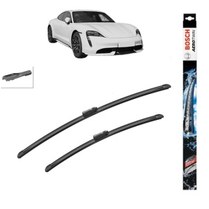 Set stergatoare auto PORSCHE TAYCAN (Y1A) din 2019-2023, Bosch Aerotwin, din cauciuc siliconat rezistent