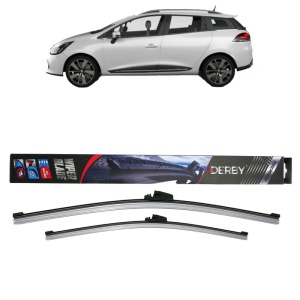 Set stergatoare auto RENAULT CLIO IV Estate Van (KH_) din 2014-2021, Derby, din cauciuc siliconat rezistent