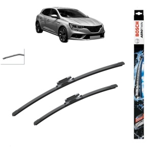 Set stergatoare auto RENAULT MEGANE IV Hatchback (B9A/M/N_) din 2015-2021, Bosch Aerotwin, din cauciuc siliconat rezistent