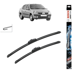 Set stergatoare auto RENAULT THALIA I (LB_) din 1998-2009, Bosch Aerotwin Retrofit, din cauciuc siliconat rezistent