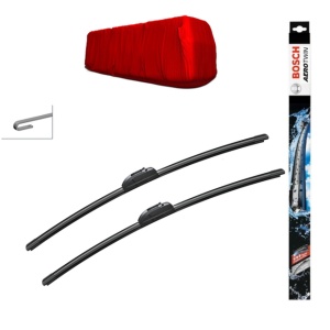 Set stergatoare auto RENAULT TRUCKS D din 2013, Bosch Aerotwin Retro Truck, din cauciuc siliconat rezistent
