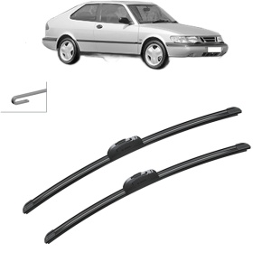 Set stergatoare auto SAAB 900 II Coupe din 1993-1998, Bosch Aerotwin Retrofit, din cauciuc siliconat rezistent - Img 8