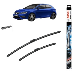 Set stergatoare auto SEAT LEON (KL1, KLG) din 2019-2021, Bosch Aerotwin, din cauciuc siliconat rezistent