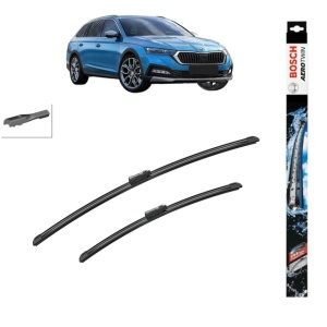 Set stergatoare auto SKODA OCTAVIA IV (NX3, NN3, PV3) din 2020-2025, Bosch Aerotwin, din cauciuc siliconat rezistent