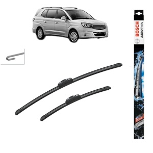 Set stergatoare auto SSANGYONG RODIUS II din 2013-2015, Bosch Aerotwin Retrofit, din cauciuc siliconat rezistent
