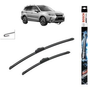 Set stergatoare auto SUBARU FORESTER (SJ_) din 2012-2013, Bosch Aerotwin Retrofit, din cauciuc siliconat rezistent