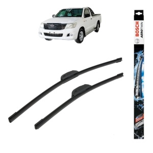 Set stergatoare auto TOYOTA HILUX VIII Platform/Chassis (_N1_) din 2015, Bosch Aerotwin Retrofit, din cauciuc siliconat rezistent - Img 1