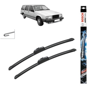 Set stergatoare auto VOLVO 740 Kombi (745) din 1985-1992, Bosch Aerotwin Retrofit, din cauciuc siliconat rezistent