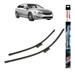 Set stergatoare auto VOLVO V60 I (155) din 2010-2018, Bosch Aerotwin, din cauciuc siliconat rezistent