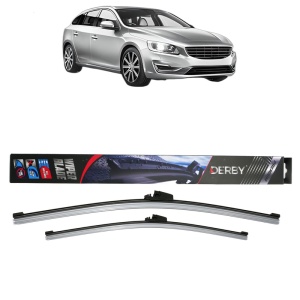 Set stergatoare auto VOLVO V60 I (155) din 2010-2018, Derby, din cauciuc siliconat rezistent - Img 1