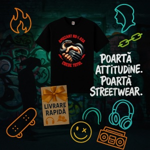 Tricou Amuzant nuNegru,i asa, Crede Totul Negru, Copii | Dama | Barbat - Img 3
