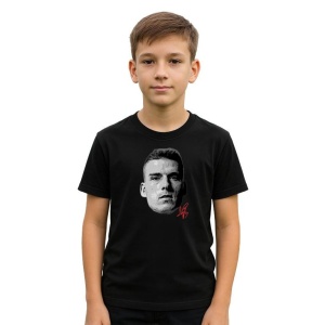 Tricou Copii cu Fotbalistul Andriy Lunin - Real Madrid - Img 2